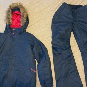 Burton Youth 2 Piece Ski Suit Jacket Size M (10-12) Pants Size L (14-16)